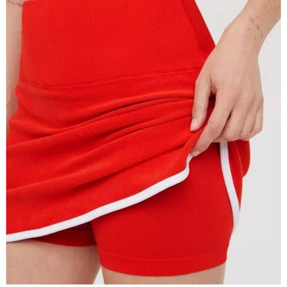 OFFLINE by AERIE Hole in One Terry Polo Skort Red - M - Picture 1 of 7